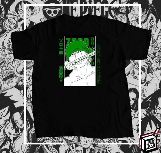 CAMISETA ZORO PIRATE HUNTER