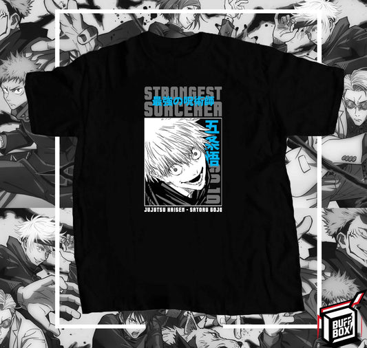 CAMISETA SATORU GOJO SMILE