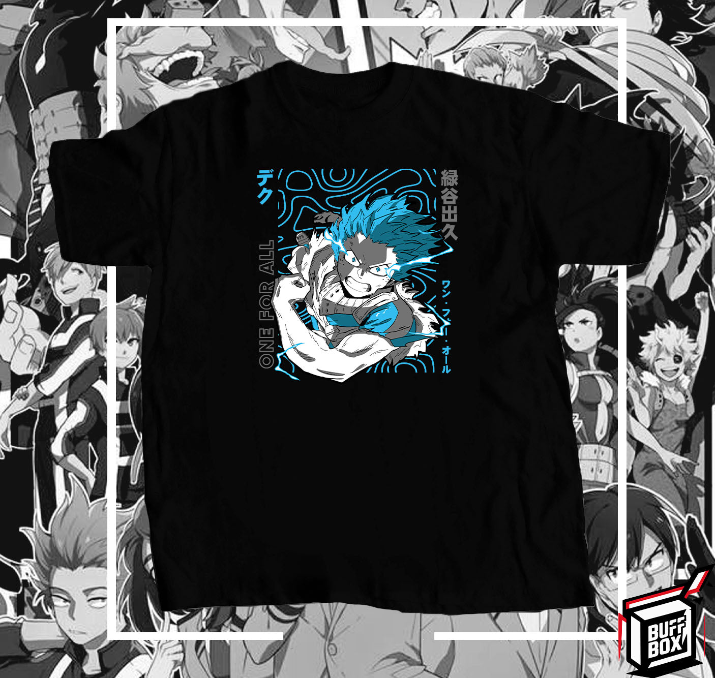 CAMISETA DEKU ONE FOR ALL