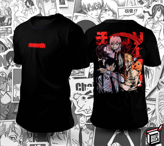 CAMISETA CHAINSAW MAN A.T.K BIG THREE